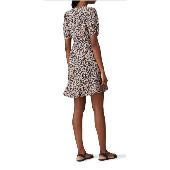 Sanctuary Leopard Wrap Mini Dress Rent The Runway Pre-Loved XS - Picture 4 of 9